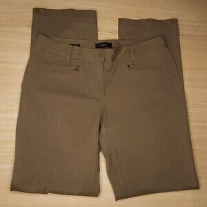 Talbots Signature Brown Career Pants 12 Long